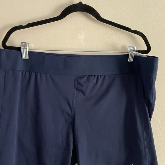 Adidas Aeroready Women 2XL Navy Blue Stretch Techfit Volleyball 4” Shorts NWT - Picture 4 of 11